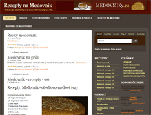 Tablet Screenshot of medovniky.cz